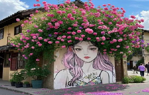 隆回怎么设计网红打卡墙绘