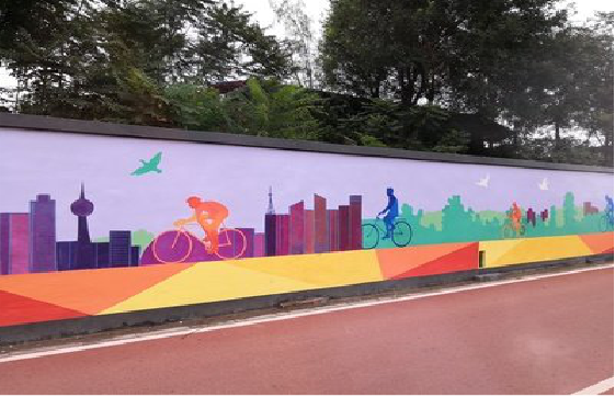 隆回墙体彩绘-围墙