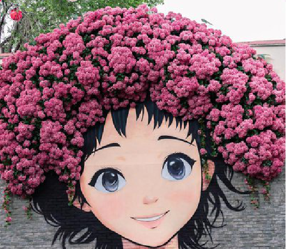 隆回墙体彩绘-网红墙打卡