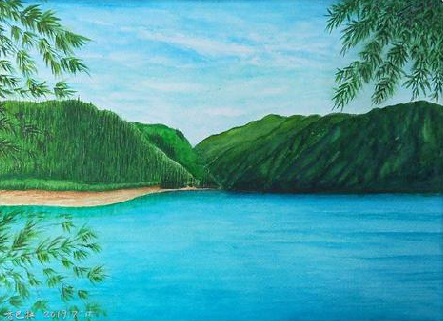 隆回在墙绘中,如何绘画绿水青山?