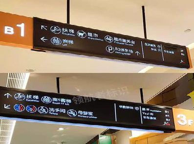 隆回如何通过商场标识牌引导客流分布？